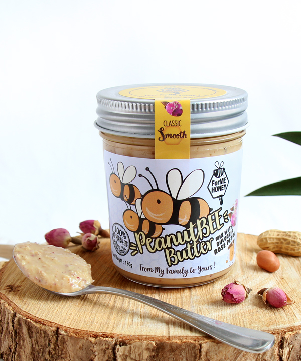 PeanutBEE®蜂蜜玫瑰花生醬
