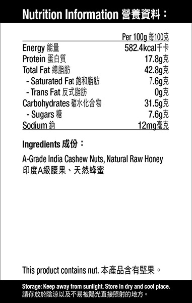 nutrition fact