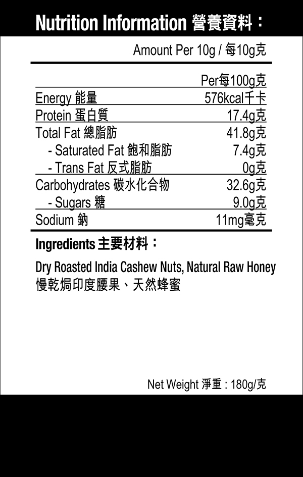 nutrition fact DEC2018
