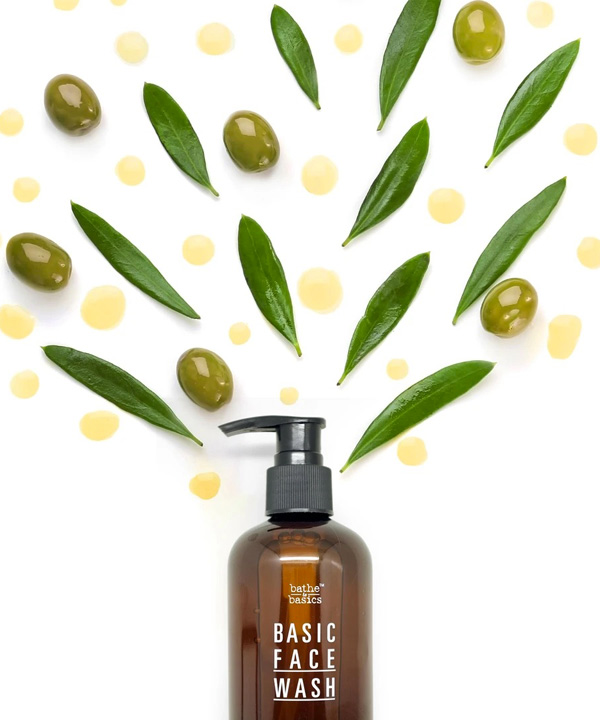 bathe to basics 純橄欖清爽潔面液-FLORET-3