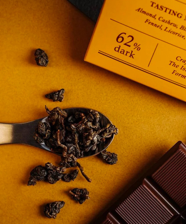 褔灣巧克力-62% 台灣炭焙烏龍茶巧克力