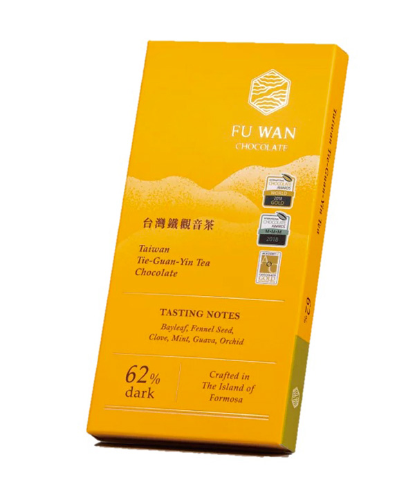 褔灣巧克力-62% 台灣鐵觀音茶巧克力-1